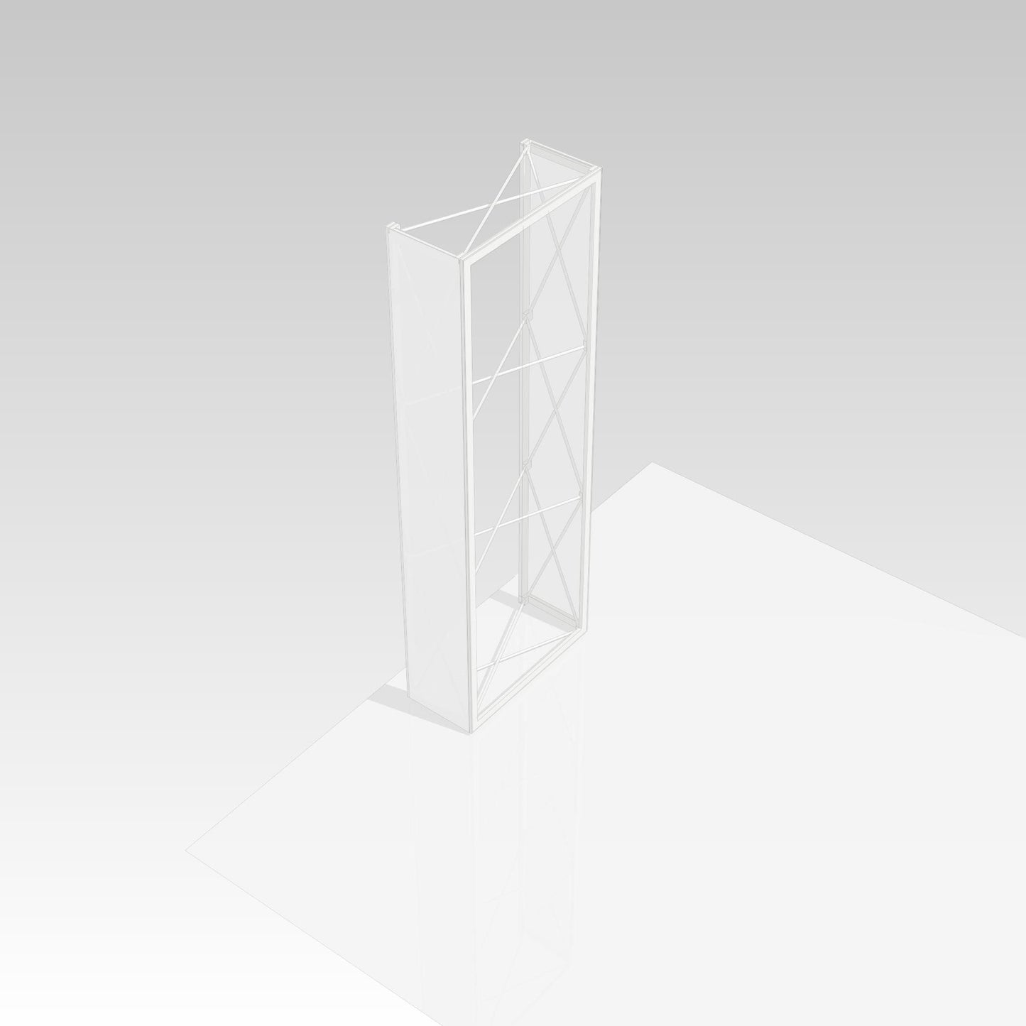 Xperience 2.5' x 8' Straight - Graphics