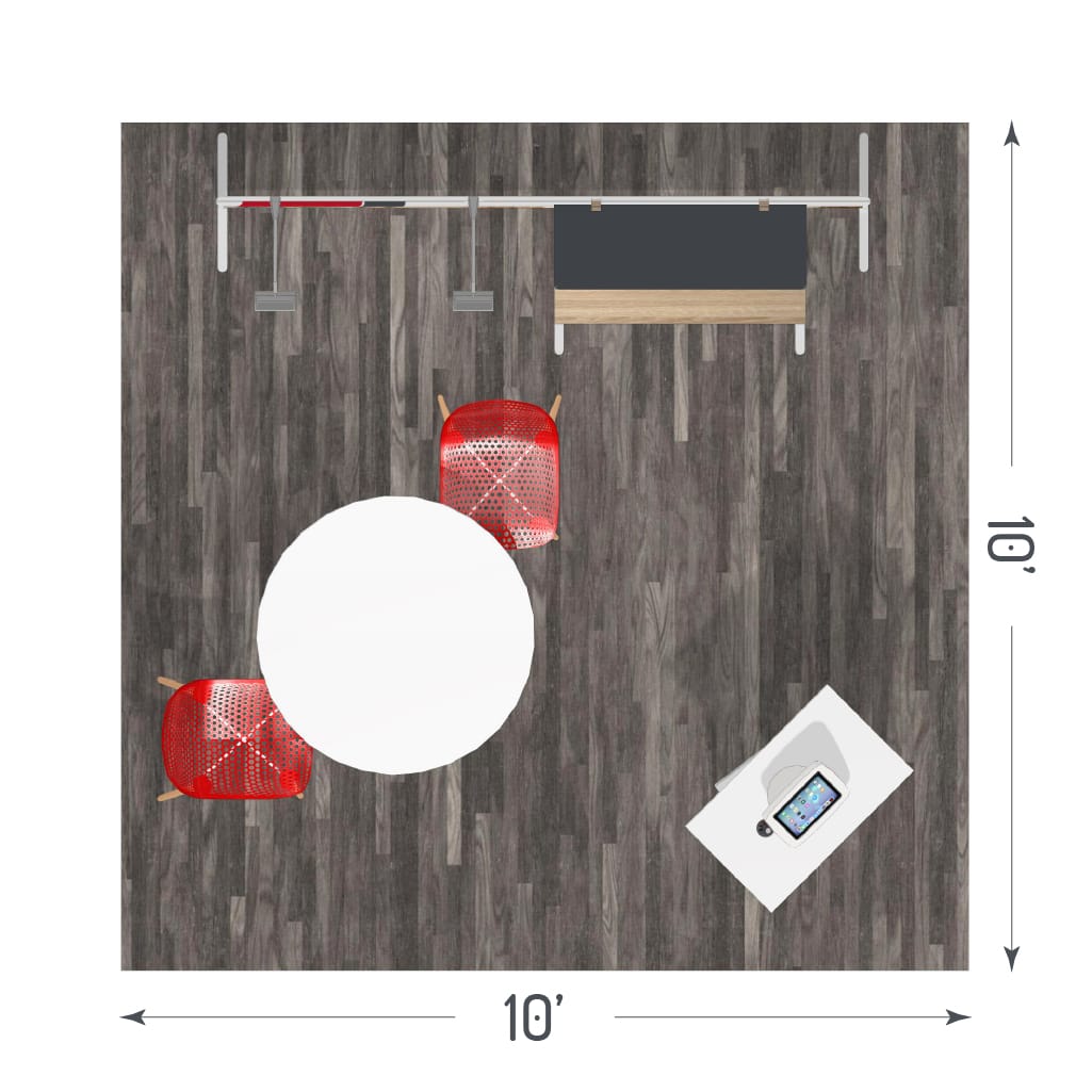 Contour Booth Solution (10' x 10') - 11