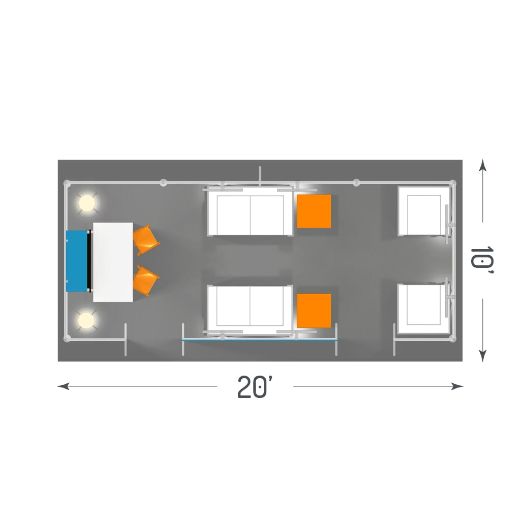 Contour Booth Solution (10' x 20') - 09