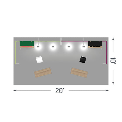 Contour Booth Solution (10' x 20') - 12