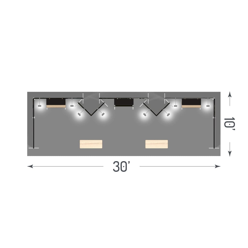 Contour Booth Solution (10' x 30') - 01