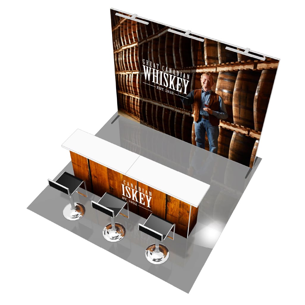 H-line Booth Solution (10' x 10') - 03