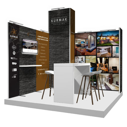 H-line Booth Solution (10' x 10') - 06