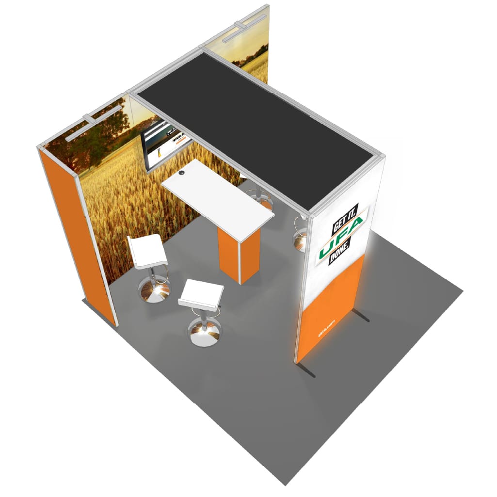 H-line Booth Solution (10' x 10') - 10