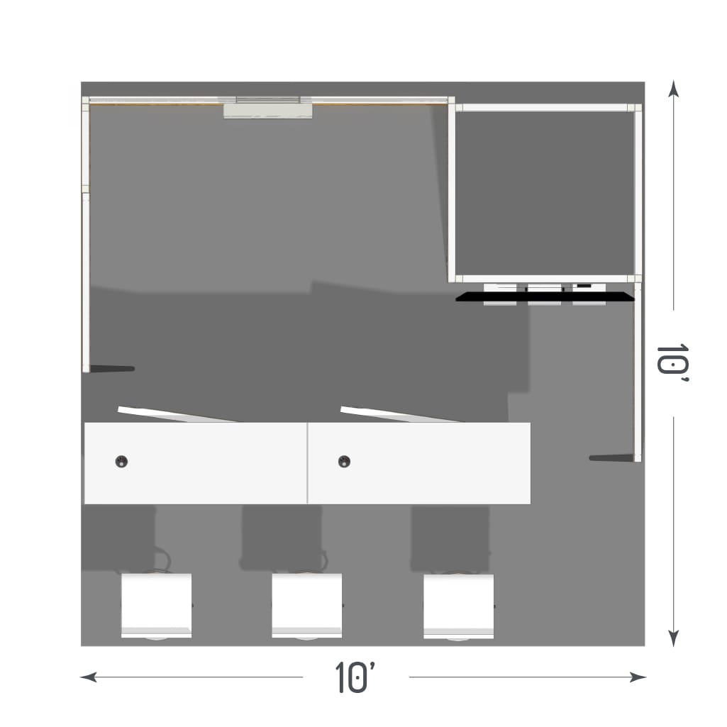 H-line Booth Solution (10' x 10') - 12