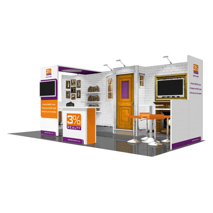 H-line Booth Solution (10' x 20') - 01