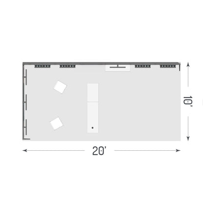 H-line Booth Solution (10' x 20') - 02