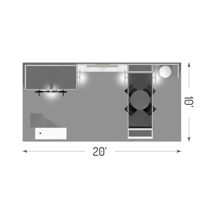 H-line Booth Solution (10' x 20') - 03