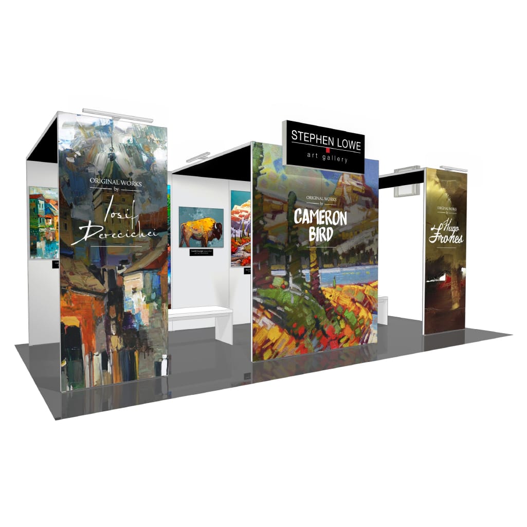 H-line Booth Solution (10' x 20') - 10