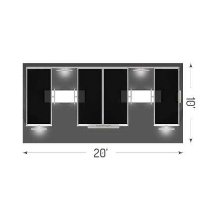 H-line Booth Solution (10' x 20') - 10