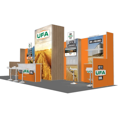 H-line Booth Solution (10' x 30') - 02