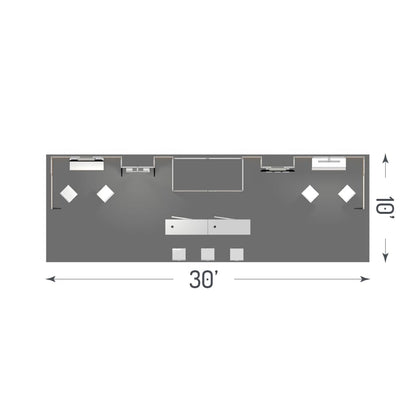 H-line Booth Solution (10' x 30') - 02