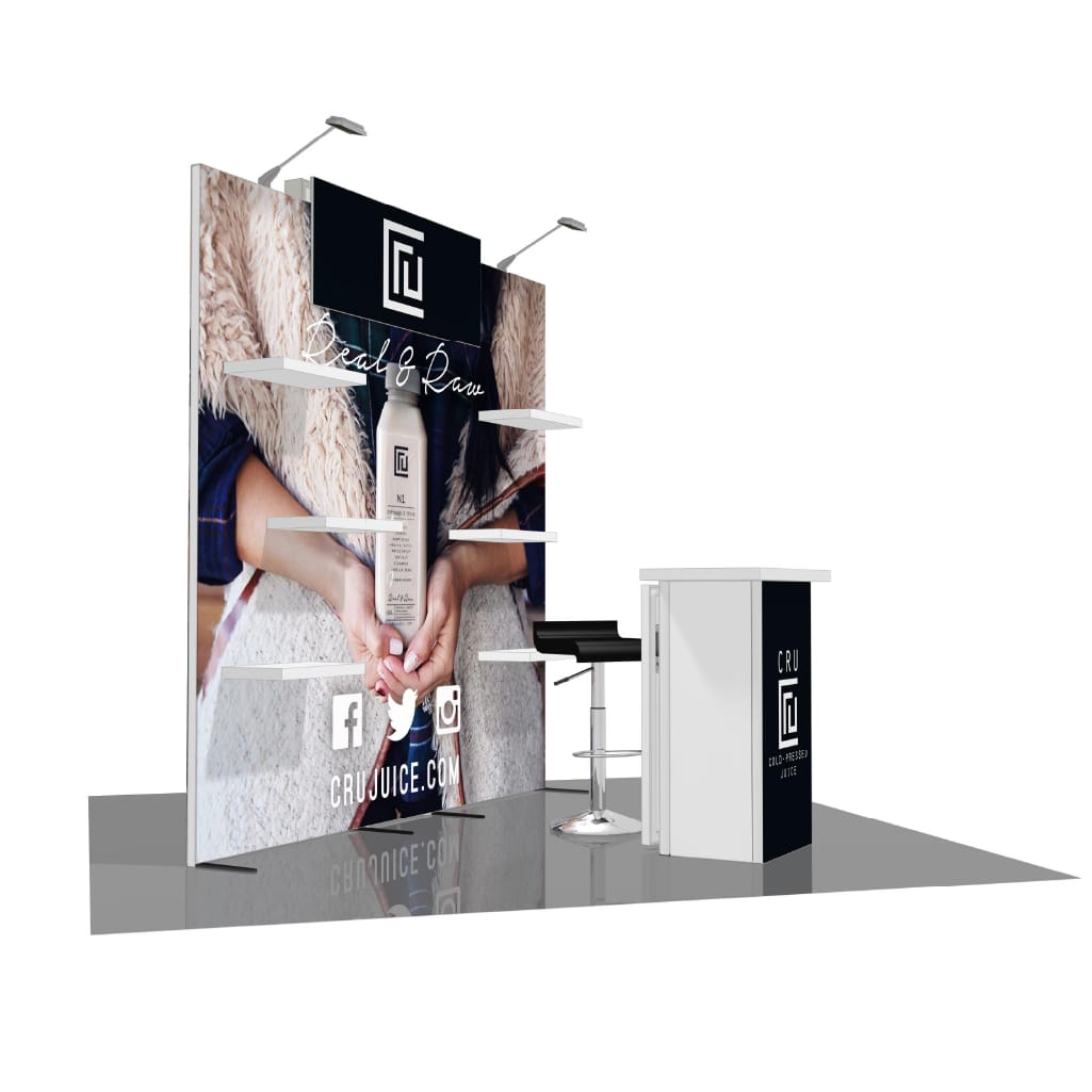 H-line Booth Solution (8' x 8') - 01