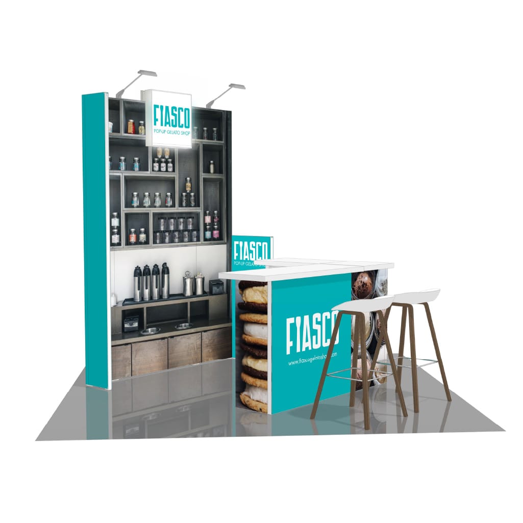 H-line Booth Solution (8' x 8') - 02