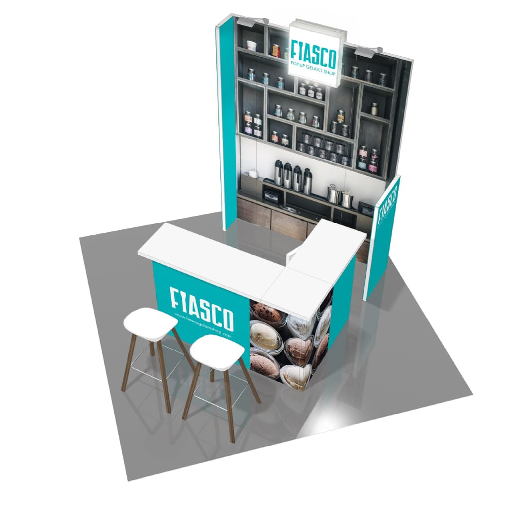 H-line Booth Solution (8' x 8') - 02