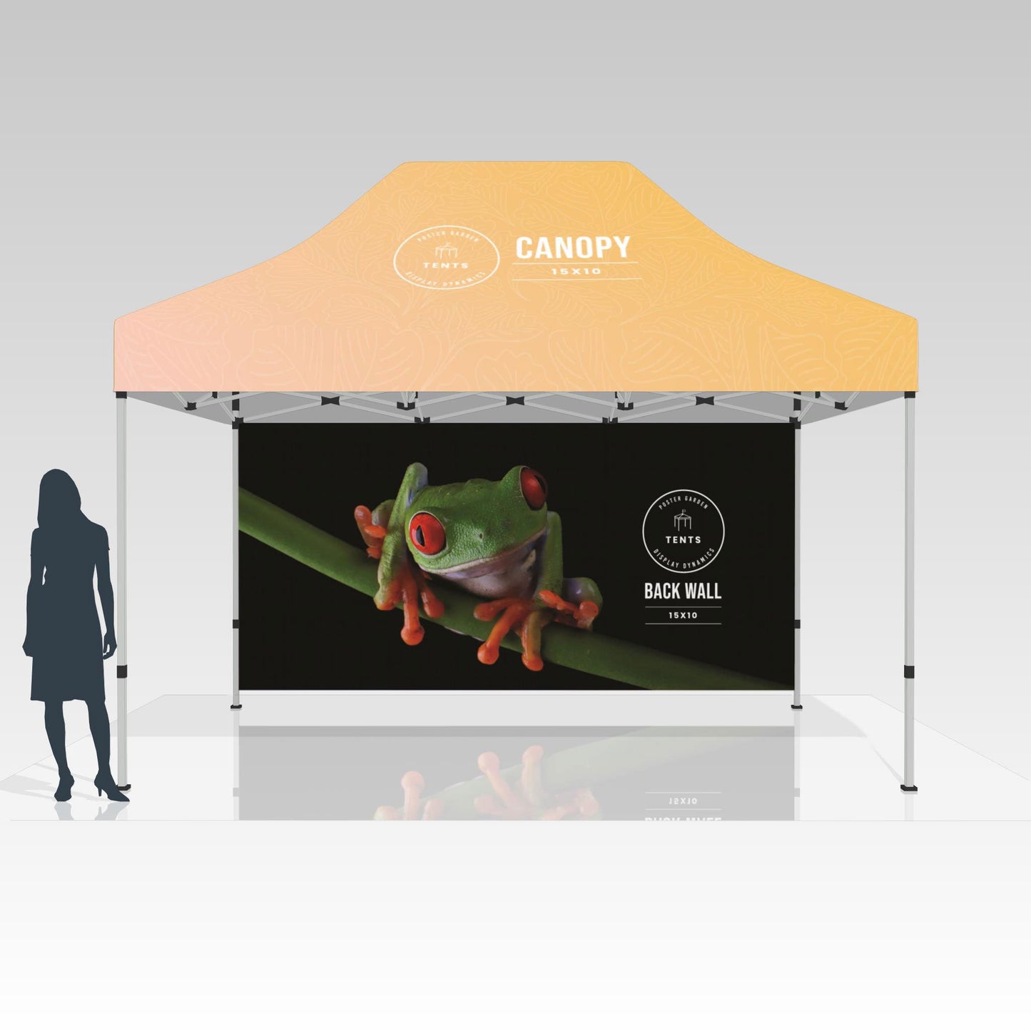 Tent 10' x 15' - Backwall Kit