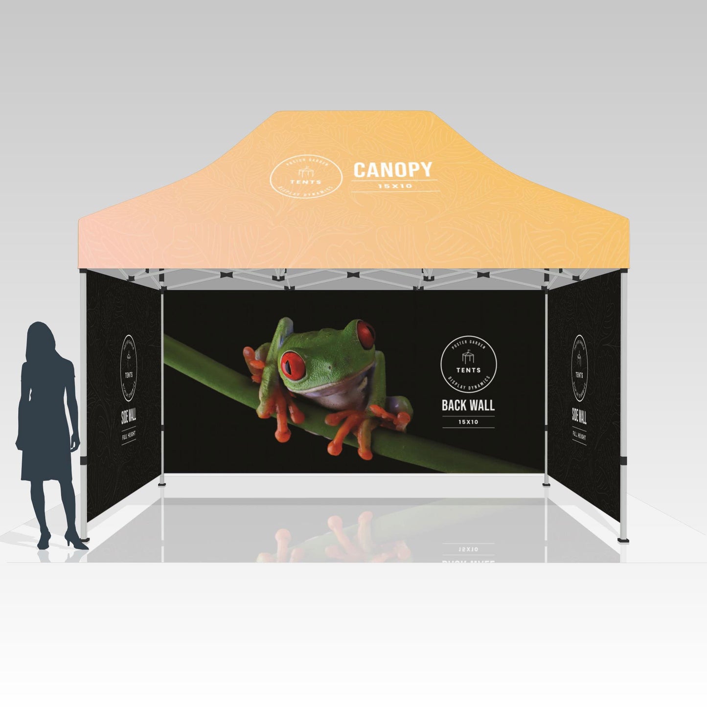 Tent 10' x 15' - Full Sidewall Kit