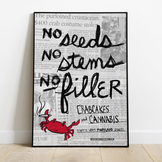 "No Filler" Poster